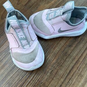 Nike girl slip on tennis shoes